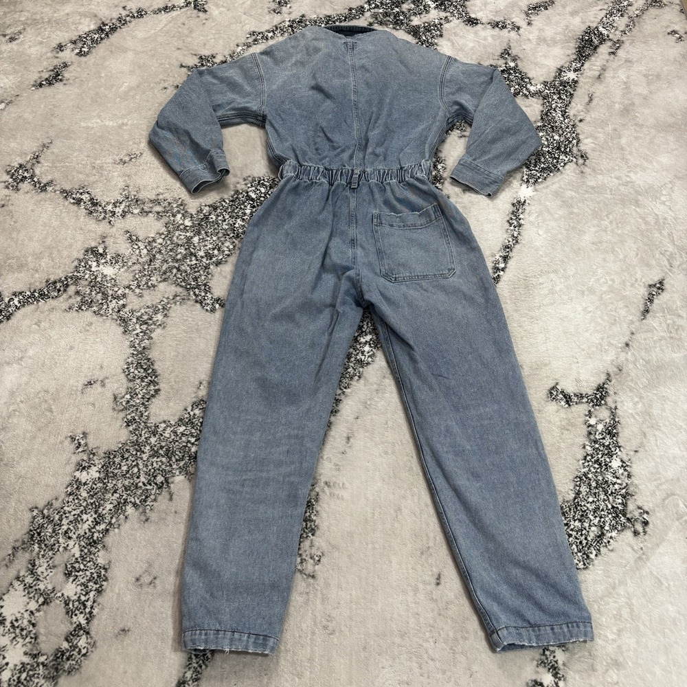 Citizens of Humanity Denim Utility Jumpsuit Women's Small Light Wash Coveralls - Picture 9 of 11